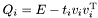 $Q_i=E-t_i v_i v_i^{\rm T}$