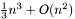 $\frac13n^3 + O(n^2)$